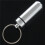 2X Silver Pill Medicine Box Case Holder Container Capsule Bottle Keyring Keychain 8