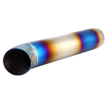 76mm Stainless Steel Car Exhaust Tip Pipe Universal Fit 15.4in
