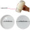 Couvercles de bocaux Mason en plastique réutilisables, 12-70mm 7