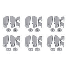 36Pcs Chrome Car Door Adjust Buttons for - E Class W204 W205 W212 W218 X204 X166