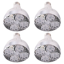 4X E27 Plant Lamp Light Bulb 35W LED Plant Grow Light Full Spectrum Warm White Light for Indoor Garden Greenhouse