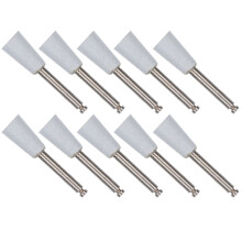 10pcs Dental Polishing Burs Cup Shape Gray Low Speed Drill Bits Set