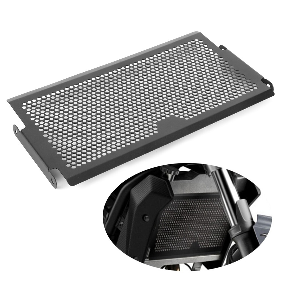 Stainless Steel Motorcycle Radiator Grille Cover For Mt-07 Fz-07 Xsr700 2014-2018 Black 8771392250541