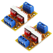 2X Audio Stereo Isolator Eliminate Current Sound Interference Filter Eliminator Ground Loop Suppressor Noise Isolation
