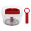 550ML Hand Pull Food Chopper Garlic Masher Blender with Scraper 2