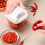 550ML Hand Pull Food Chopper Garlic Masher Blender with Scraper 7