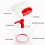 550ML Hand Pull Food Chopper Garlic Masher Blender with Scraper 8