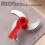 550ML Hand Pull Food Chopper Garlic Masher Blender with Scraper 12