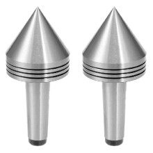 2Pcs Lathe Milling Center MT2 High Accuracy Live Revolving Center Medium Lathe Machine Tool Accessory for CNC Cutter