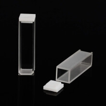 Quartz Cuvette,Spectrophotometer Cuvettes 10 mm Path Length, 45mm Height, 3.5 ML Capacity - 4 PCS