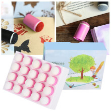20pcs Finger Sponge Daubers for Art DIY Ink Crafts, Reusable Set
