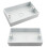 2Pcs 2 Gang Surface-Mounted Back Box 146 Type,Electrical Double Pattress Box for Wall-Mounted Light Switche Power Socket 1