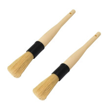 Boars Hair Detailing BrushGentle Scratch Free Cleaning for Wheel, Grilles,Emblems,and Interior Surface,Versatile Multi