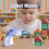 Embossing Label Maker Machine with Tapes Retro Embossed Label Maker Old Embosser Labeler with 3 Rolls Consumable Paper 5