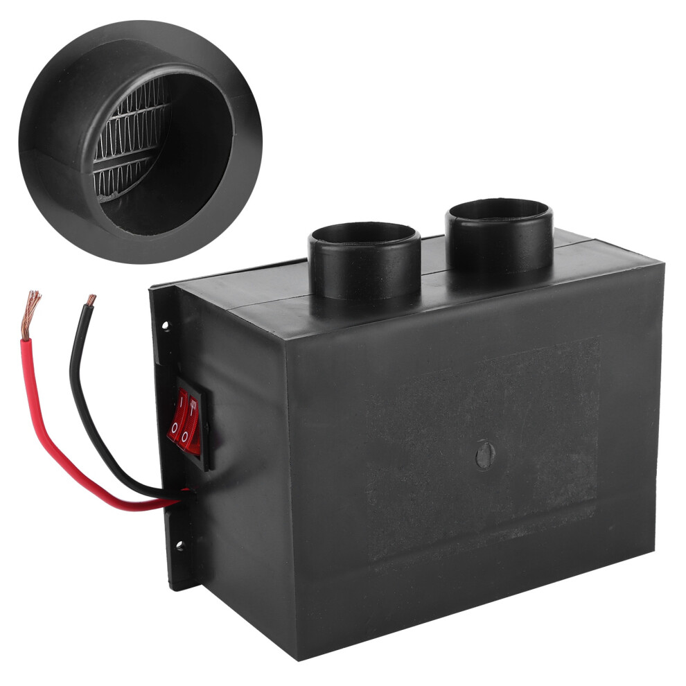 12V 600W Car Heater Portable Fast Warm Defroster With 2 Outlets 5051392252237