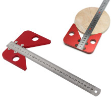 45 Woodworking Scribe & Center Line Gauge Aluminum Alloy 80mm-130mm