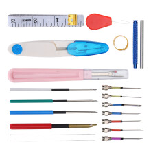 Professional Punch Needle Embroidery Set 7 Sizes Stainless Steel Plastic
