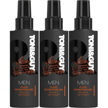 3 x 150ml Toni & Guy Flexi Definition Hair styling Gel for Men