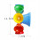 8-Note Children's Hand Bell Percussion Instrument with Stick, Multi-Color, 14.5x7.8cm 5