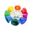 8-Note Children's Hand Bell Percussion Instrument with Stick, Multi-Color, 14.5x7.8cm 12