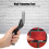 Handheld Brick Jointer Tool 1/2", 5/8", 3/4", 7/8" Metal Color 6