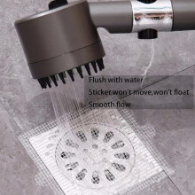 (Square double ears) Anti-Clog Drain Mesh Sticker for Hair