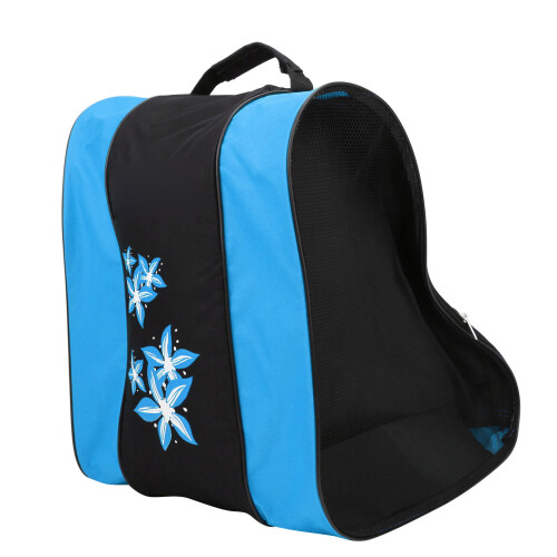 Blue Nylon Roller Skate Backpack, 39x30x40cm, Lightweight 378g 1