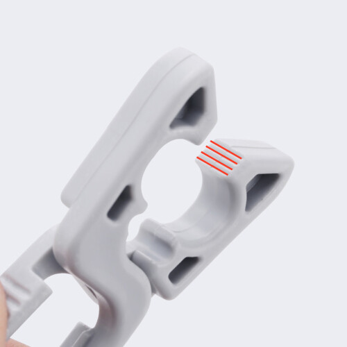 (Gray, 10pcs) Heavy Duty Plastic Clothes Pins for Drying Laundry 1