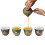 4pcs Retro Ceramic Teacup Set, Japanese Style, 7.7cm Diameter 10