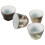 4pcs Retro Ceramic Teacup Set, Japanese Style, 7.7cm Diameter 13