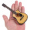 Holz-Gitarrenornament Schwarz 9