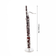 Miniature Musical Instrument Model Gift Basson Ornaments 17cm Craft Decor