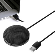Omnidirectional USB Condenser Microphone for PC/Laptop, 170cm Cord