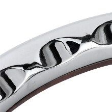 Wood Grip Chrome Wheel 14 Inches
