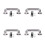 4Sets Universal Silver Luggage Handles Replacement for Suitcase Repair 5