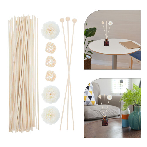 1Ensemble Bâtons Diffuseurs Parfumés Rattan Décor Maison 2