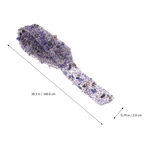 1M Ruban Décoratif Violet Avec Strass Pour Ceinture Sacs 1