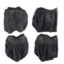 Infant Stroller Wheel Dustproof Cover Oxford Fabric Black S,L 20cm/25cm