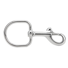 Smooth 316 Steel Hook D Ring