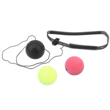Boxing Response Ball Sanda Equipment Silicone Wicking Headband PU Rubber Ball, 240g, Multi-Color