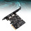 USB3.2 Expansion Card Type‑C + Type‑A 10Gbps for Windows/Linux Black 5