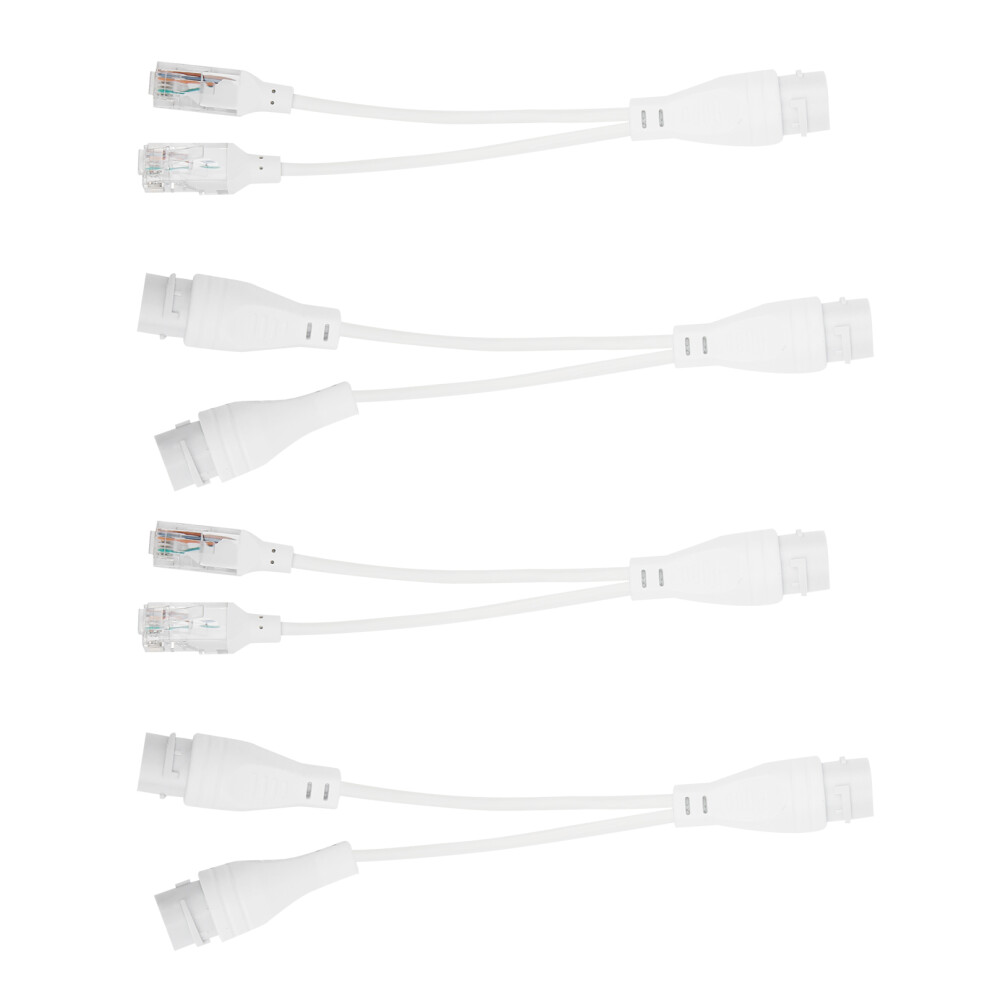 Cctv Poe Splitter Cable 2Pack Rainproof Power Injector For Video Transmission 8401392259205