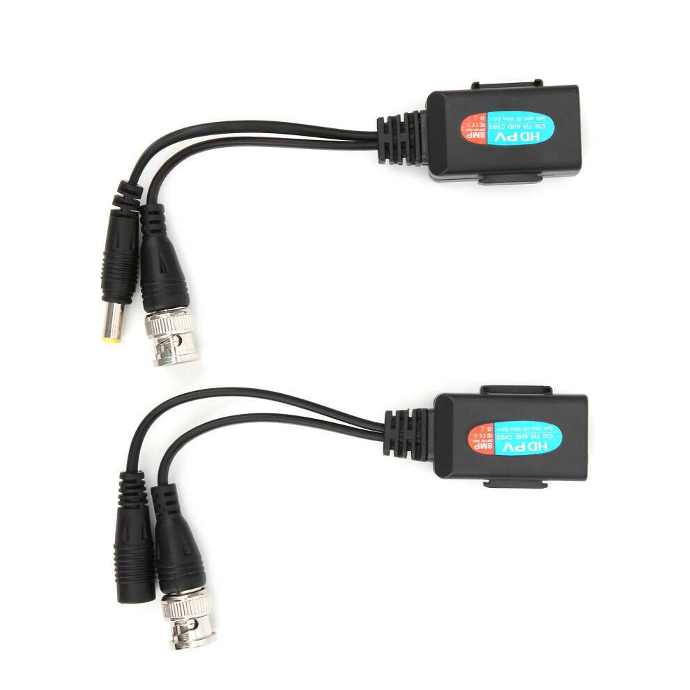 8Mp Coaxial Hd Video Balun Passive Transceiver For Ahd Cvi Tvi Cvbs Signal 9431392259195