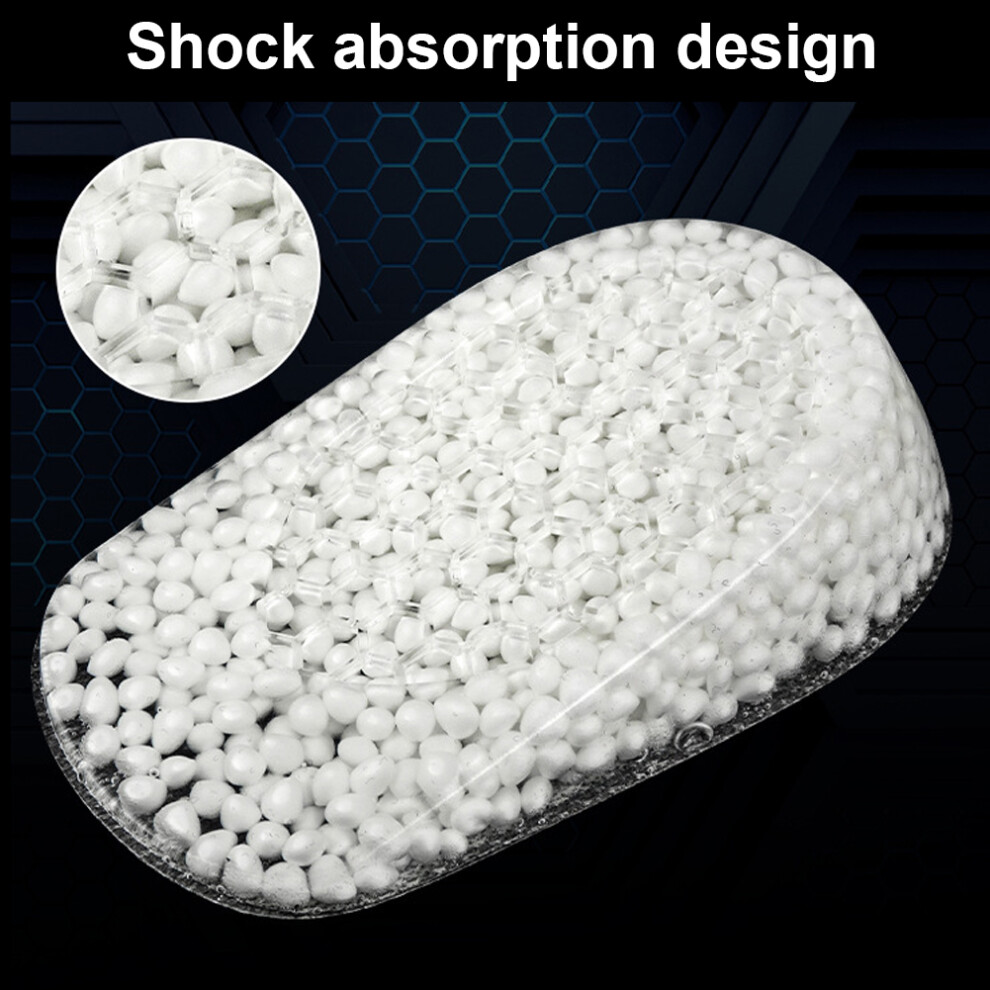 Black Height Increasing Insole For Men Half Invisible Heel Cushion 1.5Cm