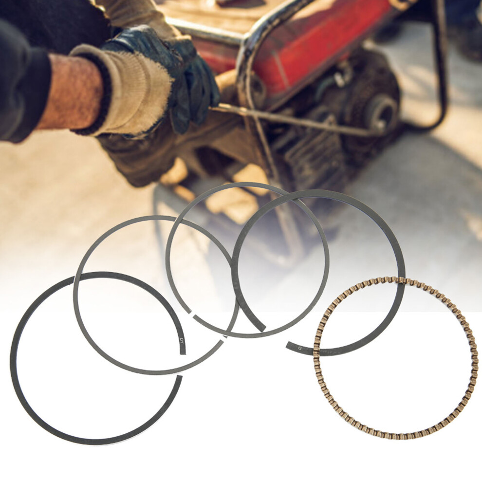 2 Set Gasoline Generator Piston Ring For 168F 5.5/6.5, 7.1Cm 6951392259429