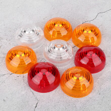 8Pcs Side Indicator Light Lens Kit for Land Rover Series 3 & Defender