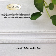 (Style 6)Wasserabweisende Schaumstoff Wand Eckumrandung mit selbstklebendem Design Badezimmer Schlafzimmer