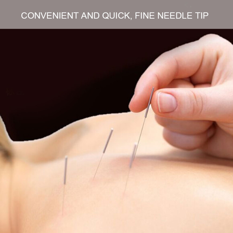 Disposable Stainless Steel Acupuncture Needles 0.25x13-60mm, 100pcs