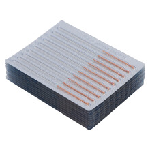 100pcs Disposable Sterile Copper Acupuncture Needles 0.25x50mm for Therapy
