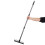 Wide Head Garden Rake Adjustable Handle Heavy Duty Iron Tool 7